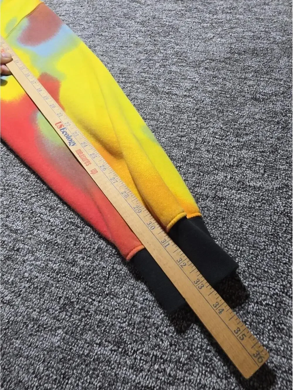 Nike Tie-Dye Pullover Hoodie in Yellow, Red, Blue